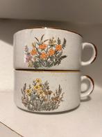 Soepkommen wildflower vintage, jaren 70, Huis en Inrichting, Keuken | Servies, Gebruikt, Ophalen of Verzenden, Kom(men), Overige stijlen