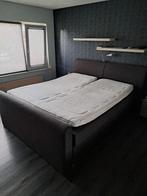 Boxspring 180x220 Antraciet, Ophalen, Gebruikt, Overige kleuren, Tweepersoons