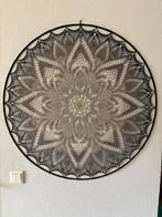Prachtige zelfgehaakte mandala 90 cm groot., Huis en Inrichting, Ophalen of Verzenden, Nieuw