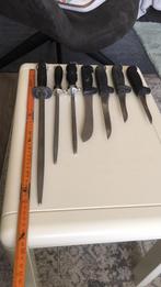 Lot slijper en messen, Huis en Inrichting, Ophalen of Verzenden, Gebruikt, Rvs of Chroom