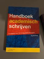 Handboek Academisch Schrijven - Joy de Jong, Boeken, Ophalen of Verzenden, Gelezen, HBO