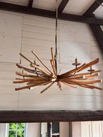 Unieke kroonluchter van hout!, Huis en Inrichting, Ophalen, 75 cm of meer, Hout, Klassiek/Landelijk