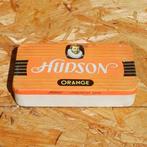 Vintage blikje Hudson Orange, Verzamelen, Blikken, Ophalen of Verzenden, Gebruikt, Overige, Overige merken