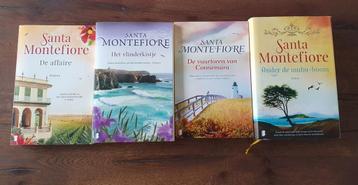 Vier romans van de schrijfster Santa Montefiore. 