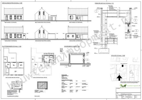 Bouwtekening nodig? Dakkapel, aan of uitbouw?, Doe-het-zelf en Verbouw, Overige Doe-het-zelf en Verbouw, Nieuw, Verzenden