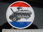 sticker paostcie painfbat 47 g. schingenga 1984 leger logo, Verzamelen, Verzenden, Zo goed als nieuw, Bedrijf of Vereniging