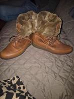 Bruine Lage Laarzen met Bontrand, Kleding | Dames, Bruin, Lage of Enkellaarzen, Ophalen of Verzenden, Zo goed als nieuw