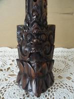 Indonesische ringfluit bandfluit Bali houtsnijwerk 34cm 1960, Ophalen of Verzenden