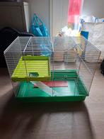 Hamsterkooi met silent spinner, transportbox en bal, Dieren en Toebehoren, Knaagdieren en Konijnen | Hokken en Kooien, Kooi, Gebruikt