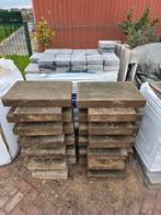 24 betontegels, oprit tegels 60 x 40 x 10 cm, Tuin en Terras, Tegels en Klinkers, Ophalen, Gebruikt, Beton, Terrastegels