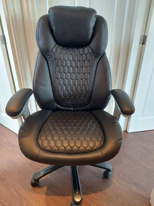 XXL PULLMANN kunstleder - bureaustoel, Huis en Inrichting, Bureaustoelen, Zo goed als nieuw, Bureaustoel, Zwart, Ergonomisch, Ophalen