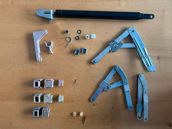 Auping onderdelen, Huis en Inrichting, Slaapkamer | Bedden, Gebruikt, Eenpersoons, Hout, Ophalen