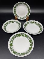 4 kleine borden Manufactuur Meissen wijnbladeren 1e keus, Ophalen of Verzenden