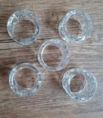 5 Servetringen kristal 4,5 x 4 cm, Ophalen, Nieuw