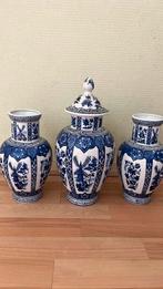Delfts Blauwe Vazen Set van 3, Antiek en Kunst, Antiek | Vazen, Ophalen