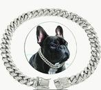 Gave halsband voor je hond MAAT L zilverkleurig, Nieuw, Ophalen of Verzenden