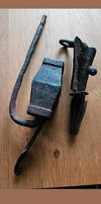 Antiek  tempelslot met sleutel, Ophalen of Verzenden