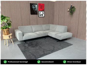 GRATIS LEVERING Hoekbank Grijs 270x200 REFURBISHED beschikbaar voor biedingen