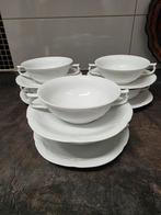 Rosenthal Classic Rose Soepkommen met Onderborden (6x), Antiek en Kunst, Antiek | Servies compleet, Ophalen of Verzenden