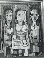 Geer van Velde expositie foto Galerie d'Eendt jaren 70, Ophalen of Verzenden