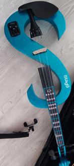 Stagg elektrische viool met hardcase, Muziek en Instrumenten, Strijkinstrumenten | Violen en Altviolen, Elektrisch, Viool, Ophalen of Verzenden