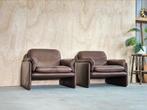 Vintage De Sede DS-61.2 bankstel en fauteuils jaren 50/60, Ophalen, Gebruikt, Leer, Vintage design