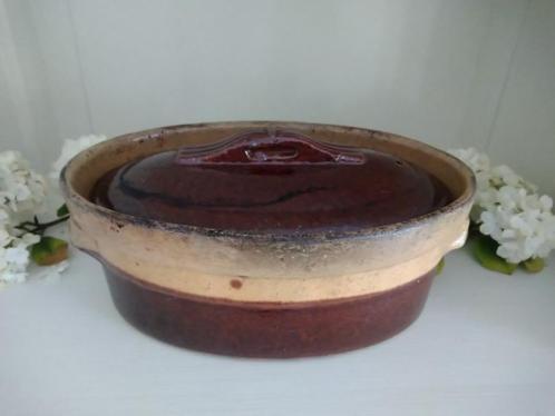 Antieke Franse Paté Schaal, Antiek en Kunst, Antiek | Schalen, Ophalen of Verzenden