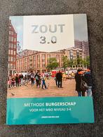 ZOUT 3.0 Methode Burgerschap MBO Niveau 3-4, Ophalen, Zo goed als nieuw, MBO