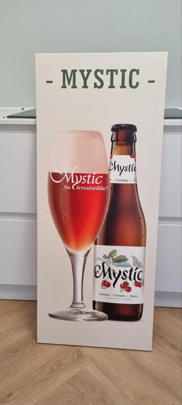 Bier reclamebord bar mancave bord brouwerij Mystic canvas beschikbaar voor biedingen