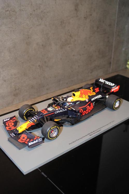 Spark RedBull Max Verstappen RB16b Imola 1:18 F1, Hobby en Vrije tijd, Modelauto's | 1:18, Zo goed als nieuw, Auto, Overige merken