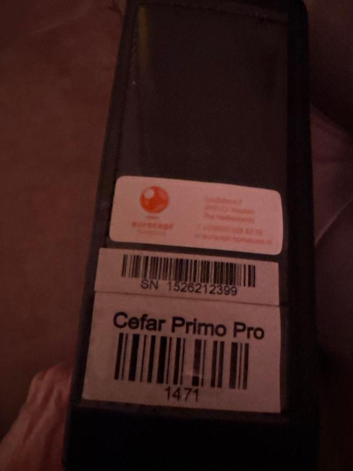 Cefar Primo Pro - Spierstimulator, Sport en Fitness, Fitnessapparatuur, Gebruikt, Overige typen, Armen, Kunststof, Ophalen