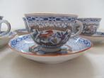 1900 kop en schotels Regout decor 601 paradijsvogel Mosa, Antiek en Kunst, Antiek | Servies los, Verzenden