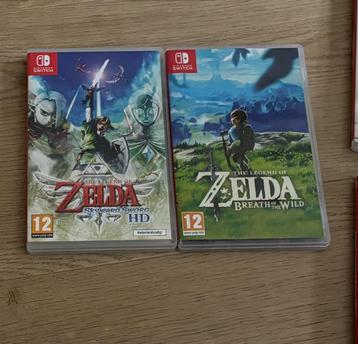 2 Zelda games voor Nintendo Switch: Skyward Sword & Breath beschikbaar voor biedingen