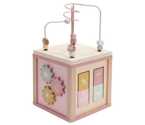 Little Dutch Activiteitenkubus FSC - Wild Flowers, Kinderen en Baby's, Speelgoed | Houten speelgoed, Nieuw, Overige typen, Ophalen of Verzenden