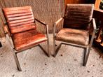 2 eetkamer stoelen, Ophalen, Gebruikt, Twee, Bruin