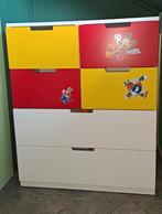 Ikea NORDLI Ladekast met Disney stickers 80x99x43 cm, Ophalen, Gebruikt, 75 tot 100 cm, Minder dan 50 cm