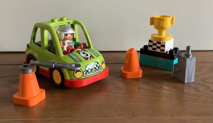 LEGO Duplo Raceauto 10589 - Complete Set, Kinderen en Baby's, Speelgoed | Duplo en Lego, Zo goed als nieuw, Duplo, Complete set