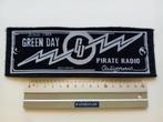 Green Day 2017 pirate radio strip patch g139 -- 6.5 x 19, Verzenden, Nieuw, Kleding