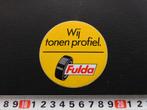 sticker autobanden FULDA wij tonen profiel *, Ophalen, Zo goed als nieuw, Bedrijf of Vereniging