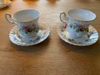 Royal Albert Moss Rose kop en schotel, Verzamelen, Porselein, Kristal en Bestek, Ophalen of Verzenden, Zo goed als nieuw, Porselein