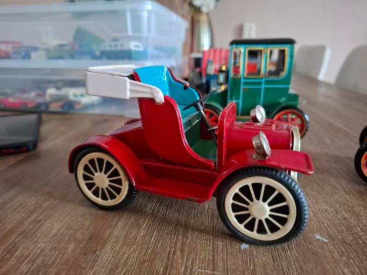 Vintage 1950s Japan Tin Litho Friction Auto, Antiek en Kunst, Antiek | Speelgoed, Ophalen of Verzenden