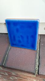 azuur blauwe  tegels 10x10cm, Doe-het-zelf en Verbouw, Tegels, Ophalen, Keramiek, Nieuw, Minder dan 20 cm