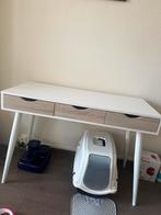 Leen Bakker wit bureau, Huis en Inrichting, Bureaus, Ophalen, Gebruikt