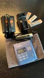 Sony MZ-R55 Minidisc speler recorder complete set, Audio, Tv en Foto, Walkmans, Discmans en Minidiscspelers, Ophalen of Verzenden