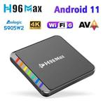H96 Max Android TV Box – 4GB RAM / 64GB ROM – Android 11, Ophalen of Verzenden, Nieuw, USB 2, Minder dan 500 GB