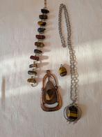 tijgeroog sieraden, Overige voorstellingen, Bruin, Ophalen of Verzenden, Zo goed als nieuw