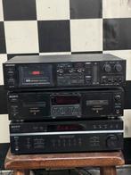 Sony receiver versterker en cassette decks, Ophalen, Gebruikt, Cassettedeck, Sony