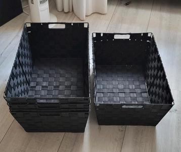 5x opbergmandjes 45 x 30 x 20 cm beschikbaar voor biedingen