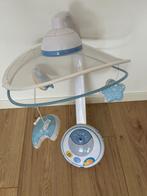 Chicco muziekmobiel blauw, Kinderen en Baby's, Speelgoed | Babyspeelgoed, Ophalen of Verzenden, Zo goed als nieuw, Mobiel, Met geluid