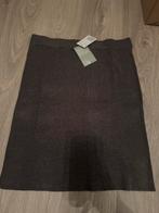 Grijze ribgebreide rok van H&M - Maat M, Maat 38/40 (M), Nieuw, Ophalen of Verzenden, Knielengte